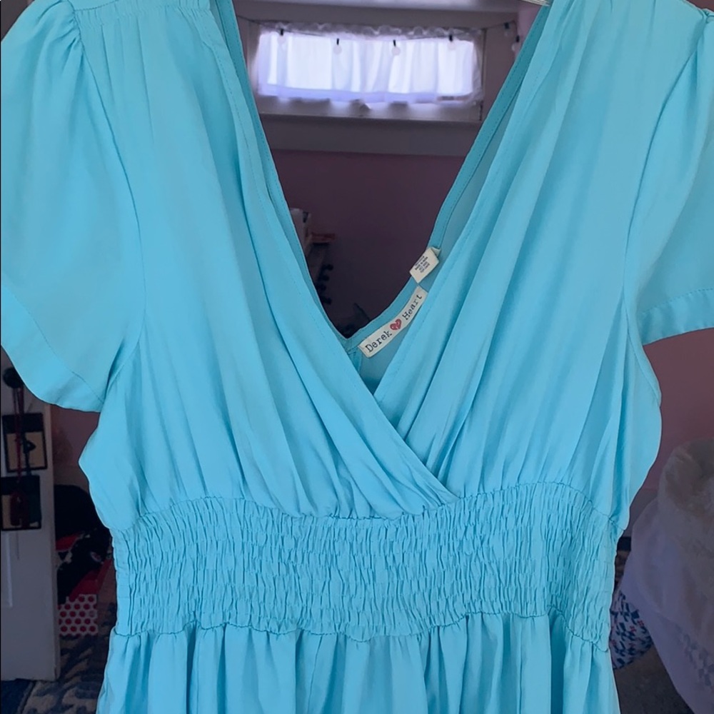 Turquoise dress